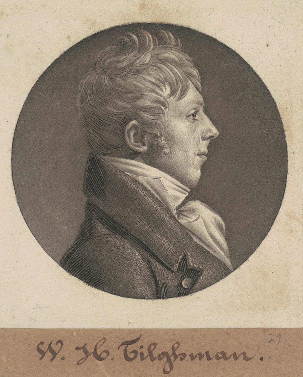 William Helmsley Tilghman by Charles B. J. Févret de Saint Mémin