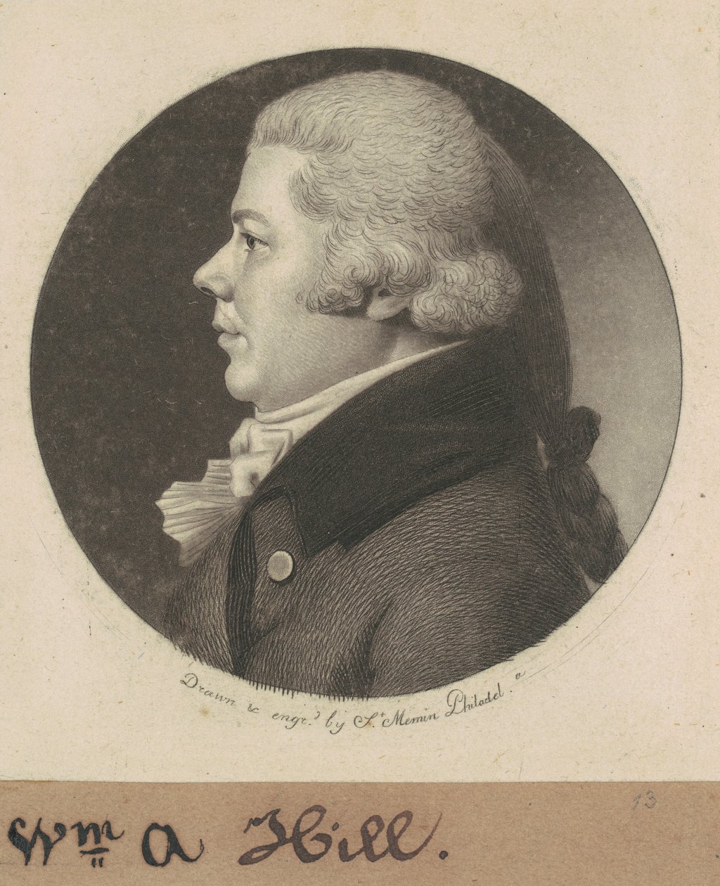William Henry Tepesi by Charles B. J. Févret de Saint Mémin