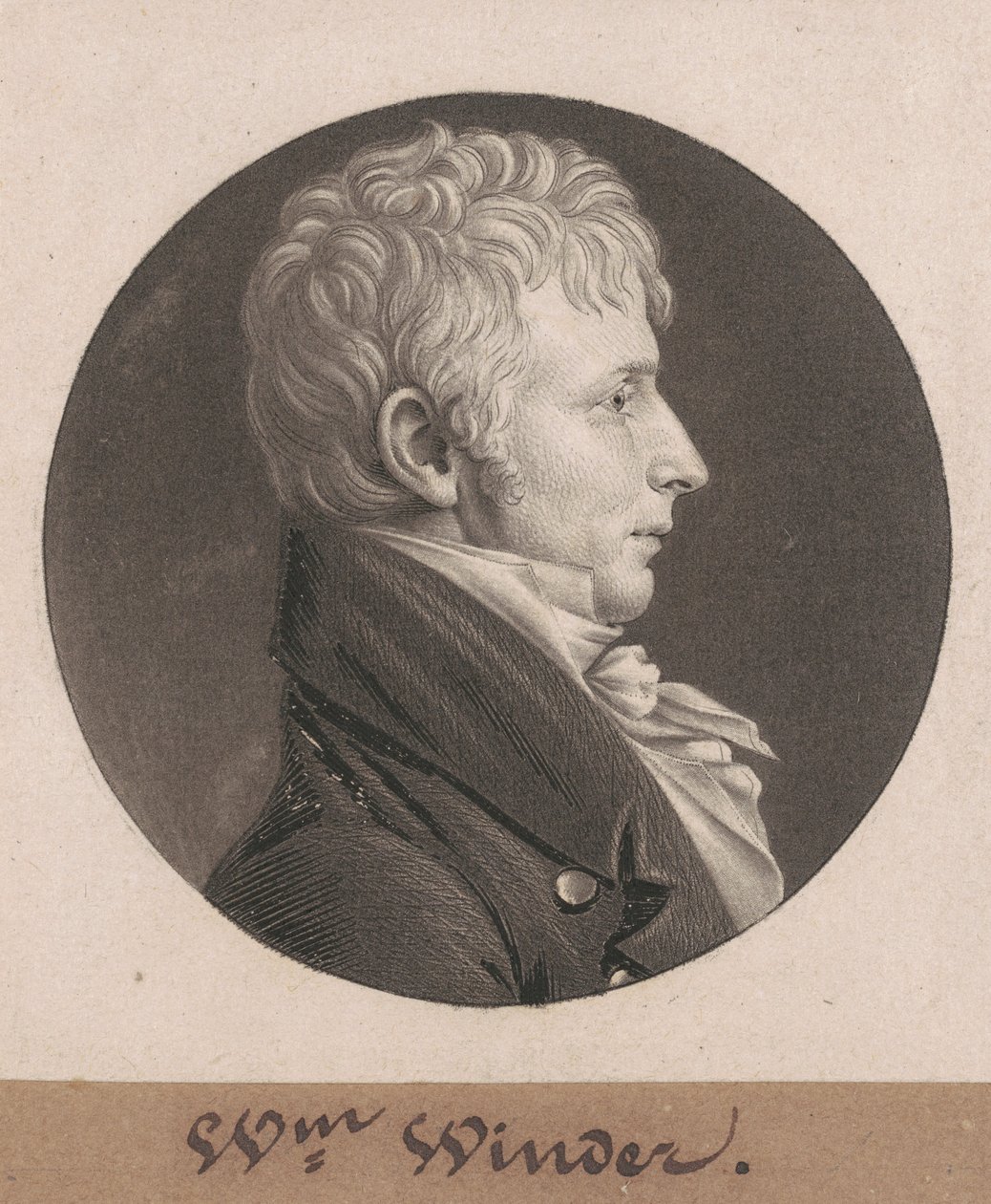 William Henry Sarıcı by Charles B. J. Févret de Saint Mémin