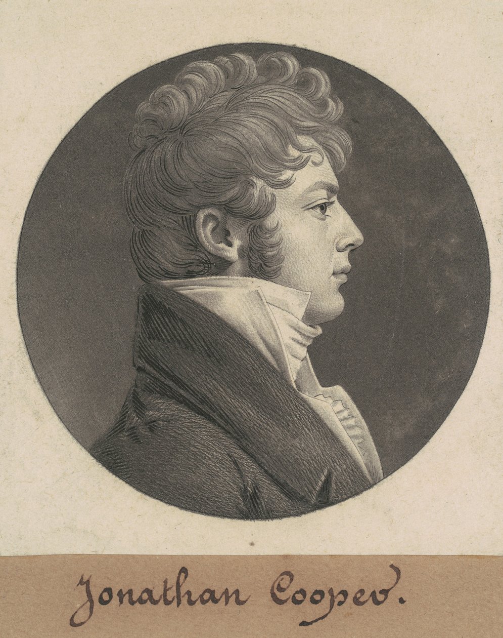 Williams Carter by Charles B. J. Févret de Saint Mémin