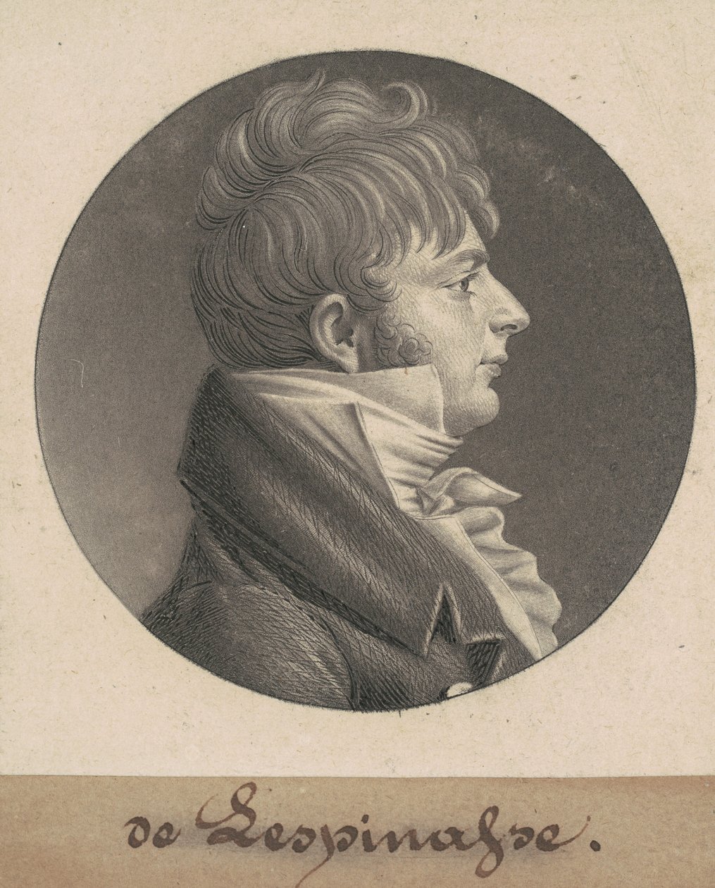 Lespinasse tarafından by Charles B. J. Févret de Saint Mémin