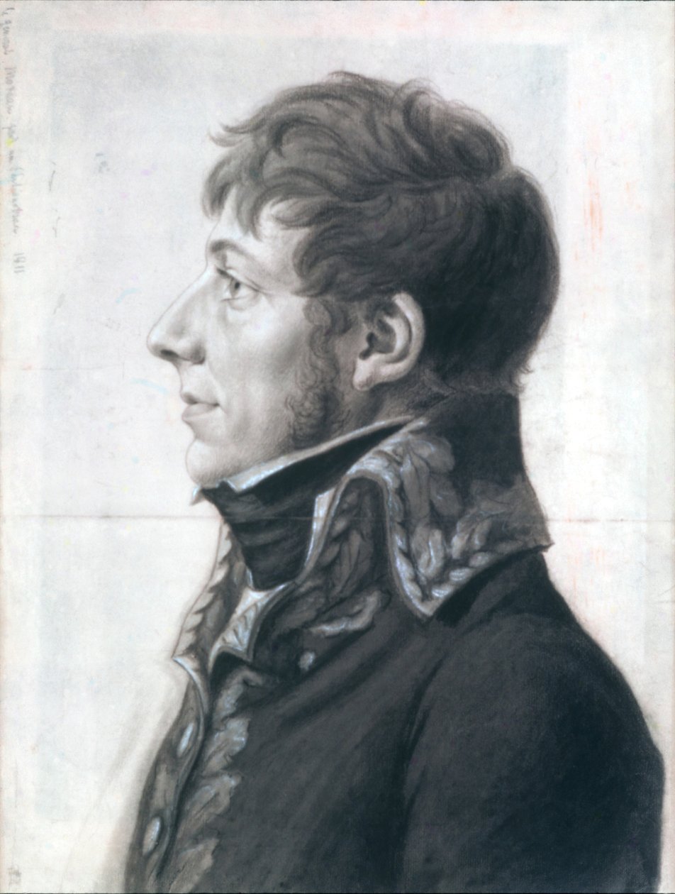 Jean-Victor Moreau, yak. 1806 veya 1811. by Charles Balthazar Julien Févret de Saint Mémin