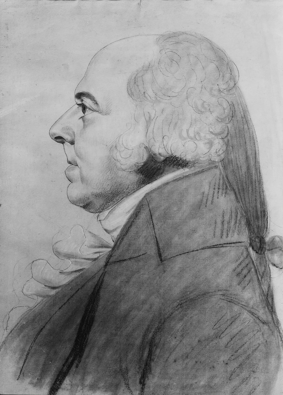John Adams, 1800-1801. by Charles Balthazar Julien Févret de Saint Mémin