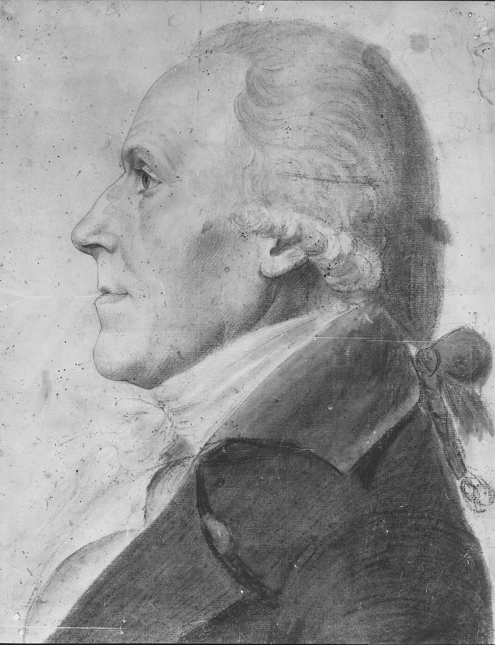 Bir Adamın Portresi, 1797-98. by Charles Balthazar Julien Févret de Saint Mémin