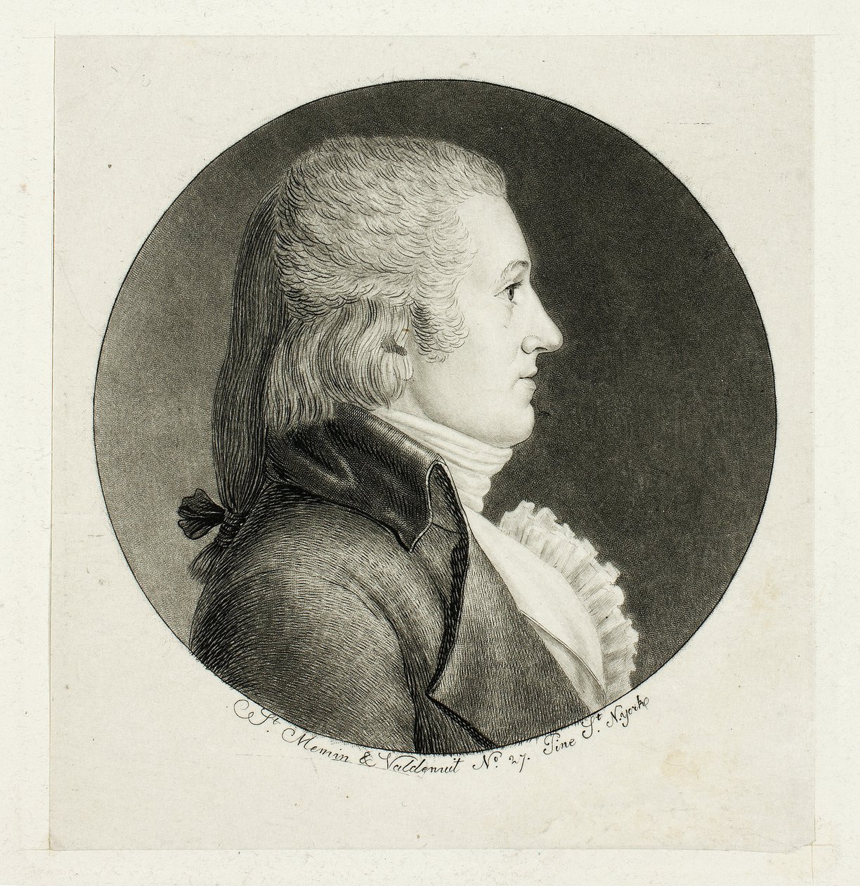 Profil Portresi, Blake by Charles Balthazar Julien Févret de Saint Mémin