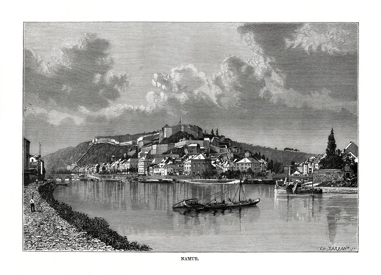 Namur, Belçika, 1879 by Charles Barbant