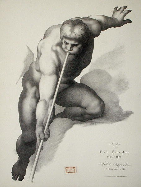 Trompet üzerinde oynayan melek, Cours de Dessin Cilt II