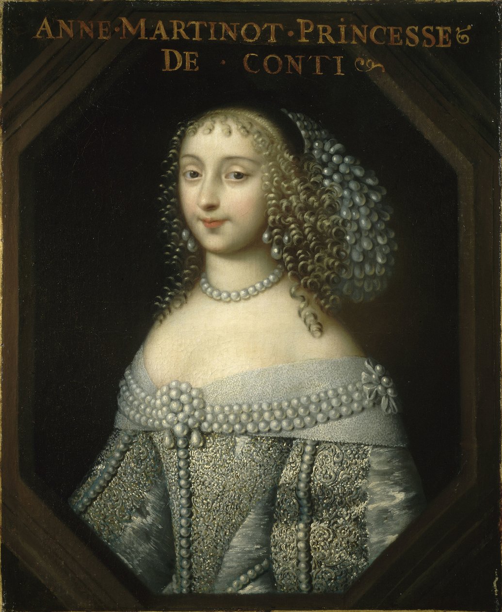 Anne Marie Martinozzi 1637-1672, Conti Prensesi, yaklaşık 1665. by Charles Beaubrun