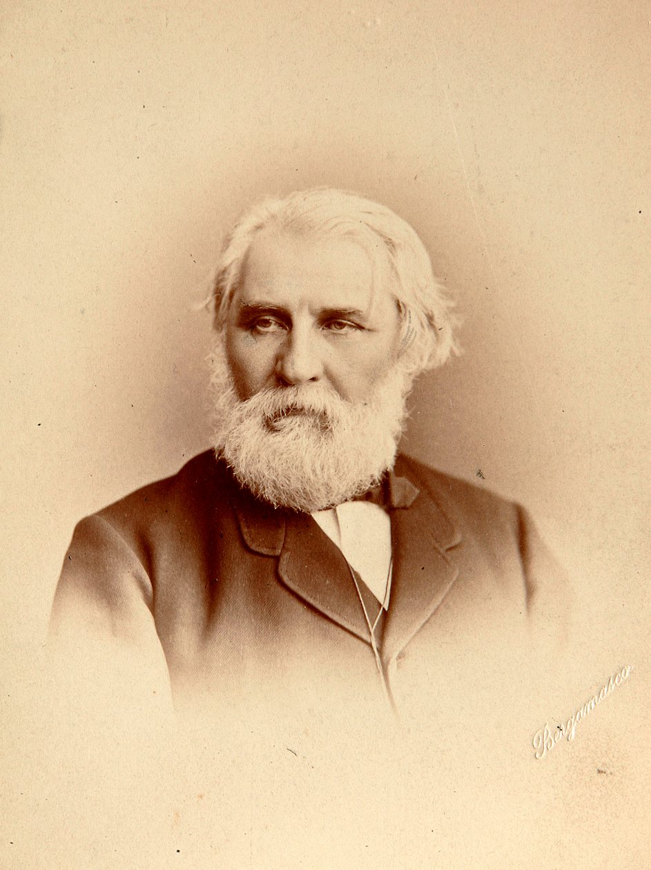 Ivan Turgenev, Rus yazar, 19. yüzyılın sonlarında by Charles Bergamasco
