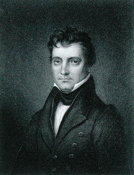 Josiah Stoddard Johnson (1784-1833), James Barton Longacre (1794-1869) tarafından oyulmuş (gravür) by Charles Bird (after) King