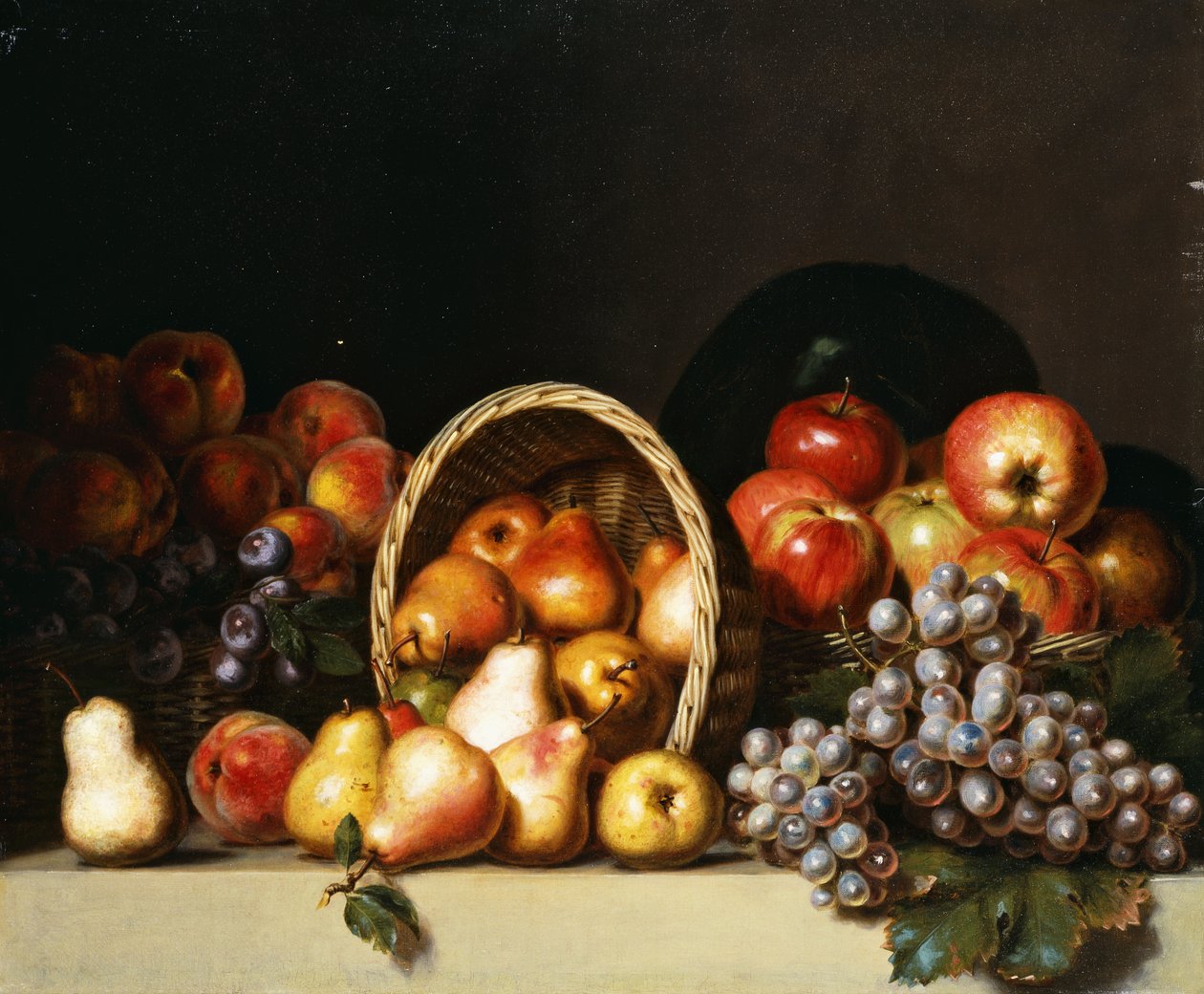 Elma, Armut, Erik ve Üzüm, by Charles Bird King