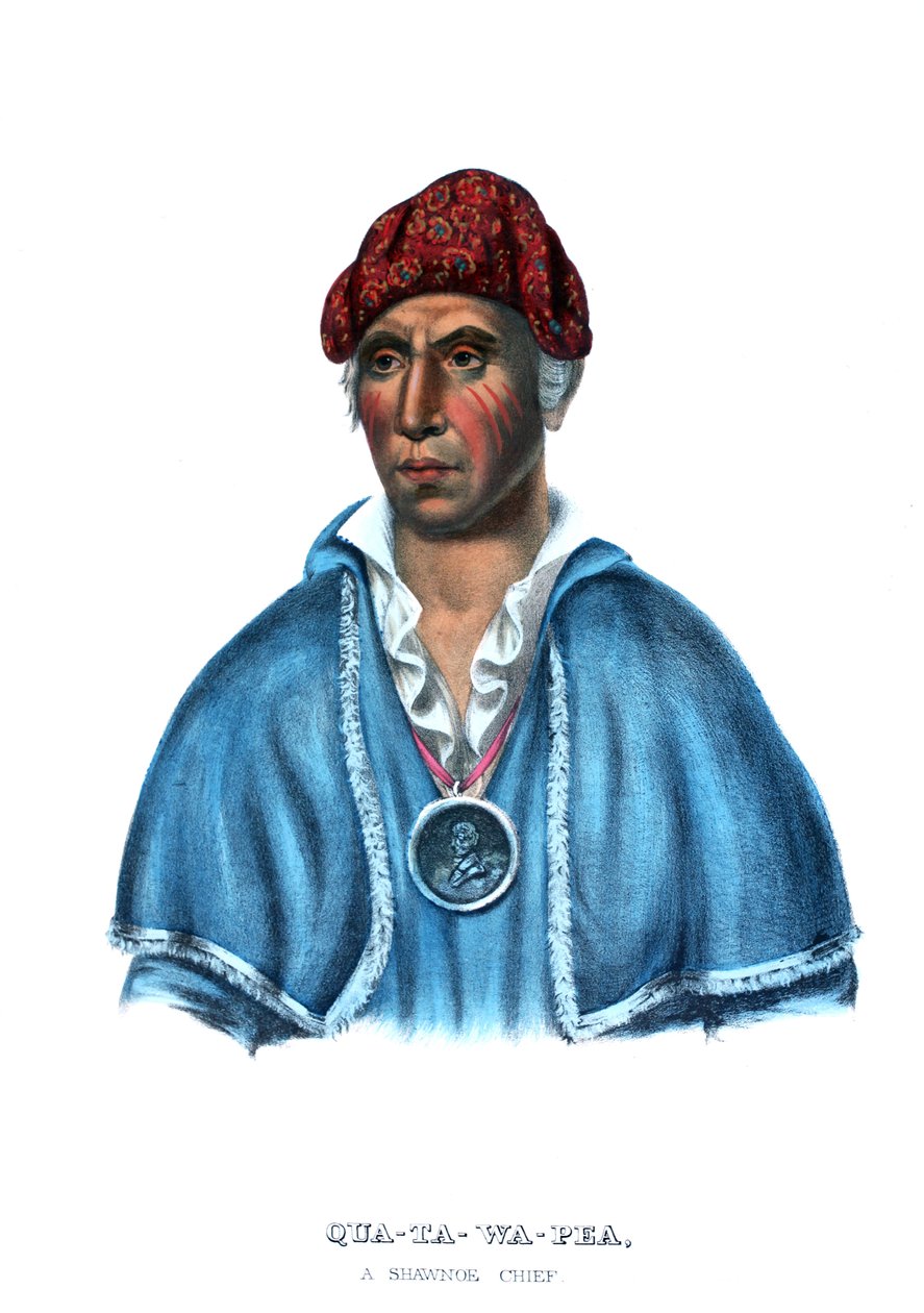 Quatawapea veya Albay Lewis by Charles Bird King
