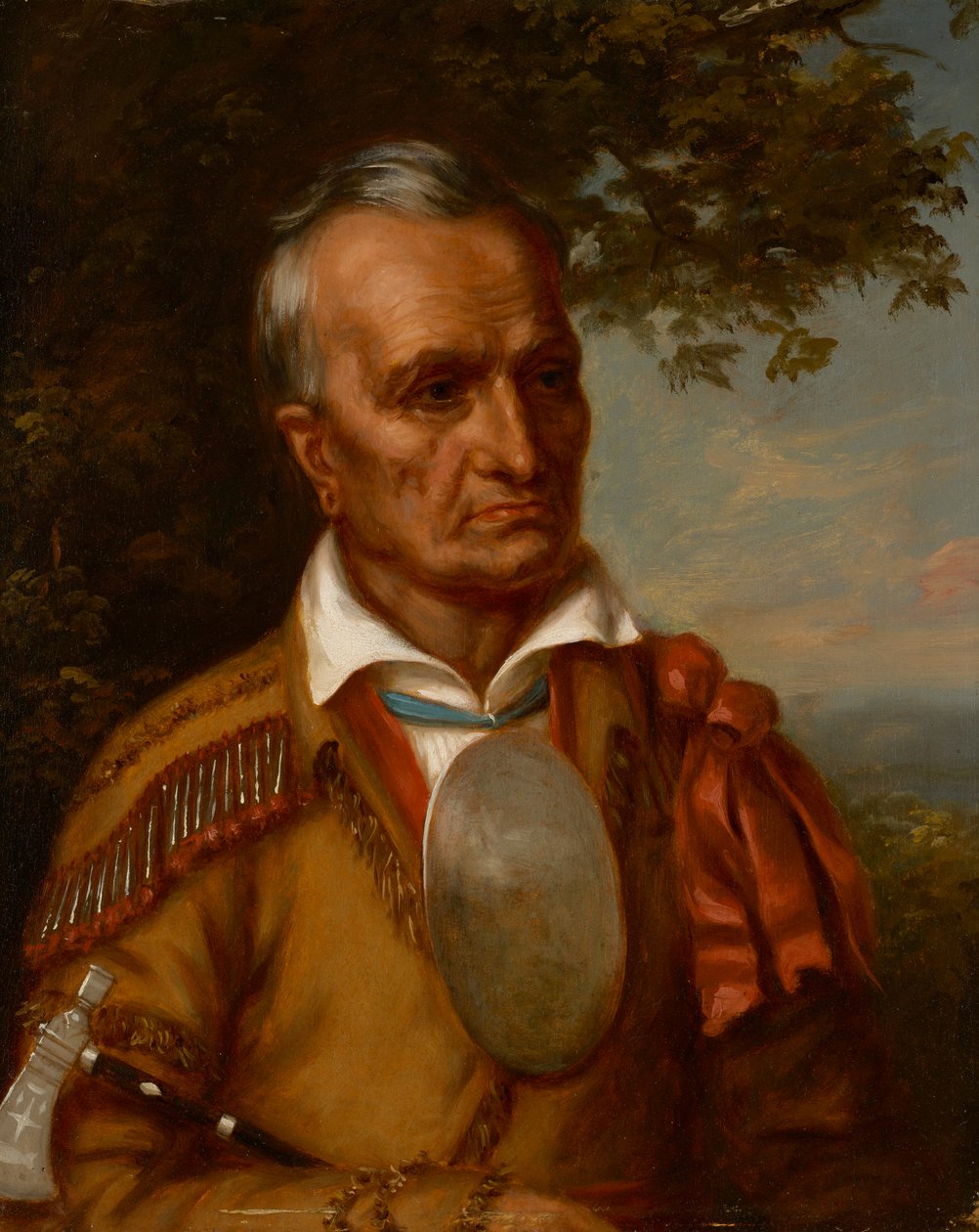 Red Jacket, Seneca Chief (Sagoyewatha) (yaklaşık 1758-1830) by Charles Bird King