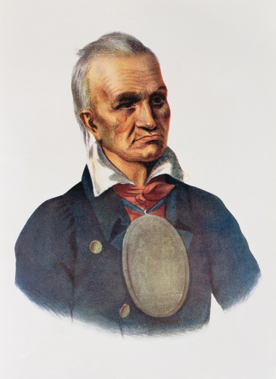 Red Jacket, Seneca War Chief, 1828, Thomas L. McKenney ve James Hall tarafından yazılan 