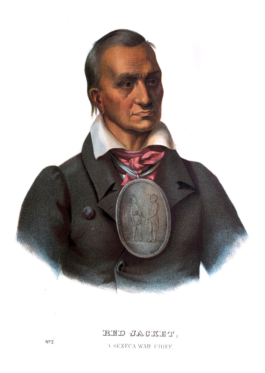 Red Jacket, Seneca Savaş Şefi by Charles Bird King