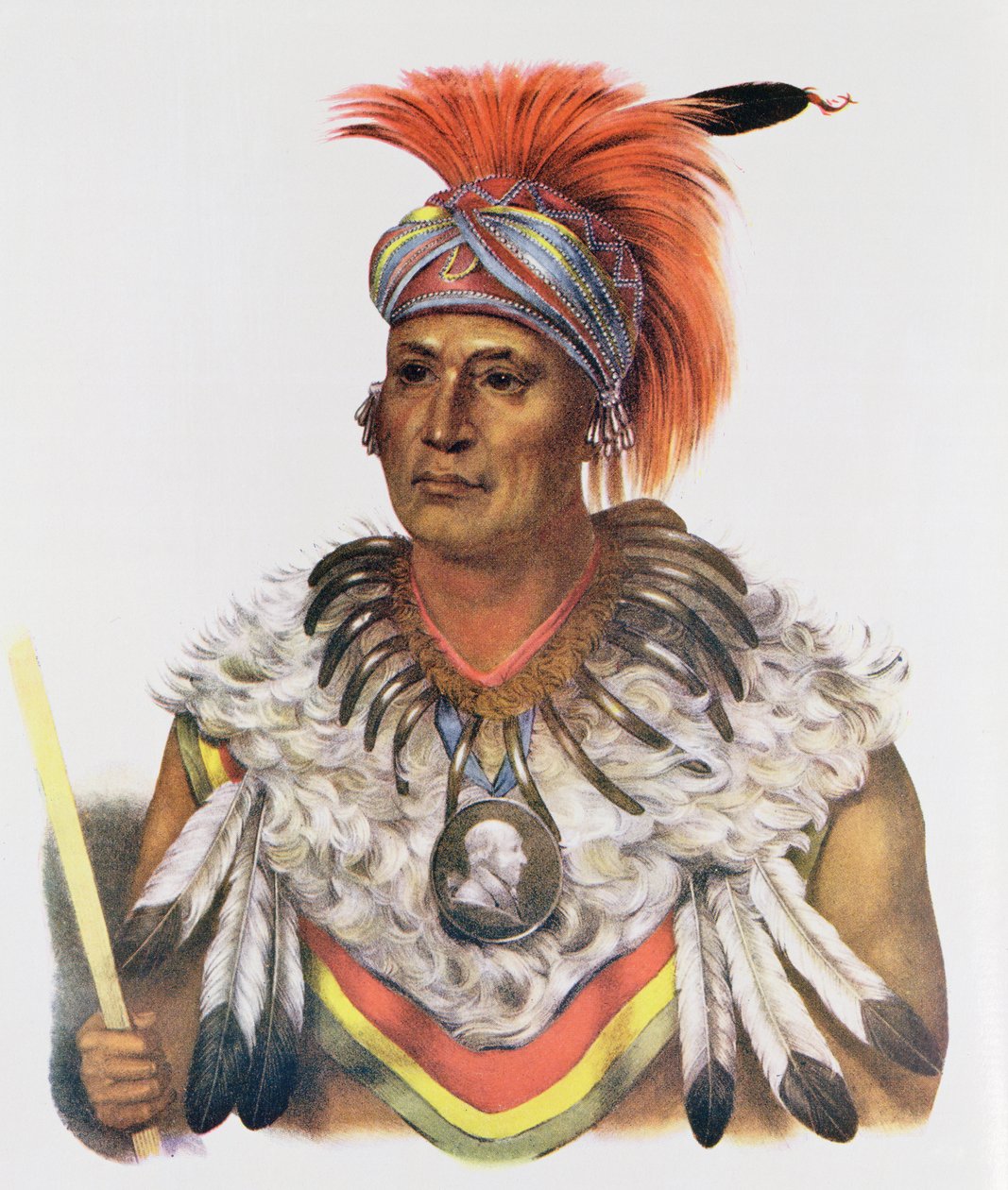Wapella or the Prince Chief of the Foxes, 1837, Thomas L. McKenney ve James Hall tarafından yazılan 