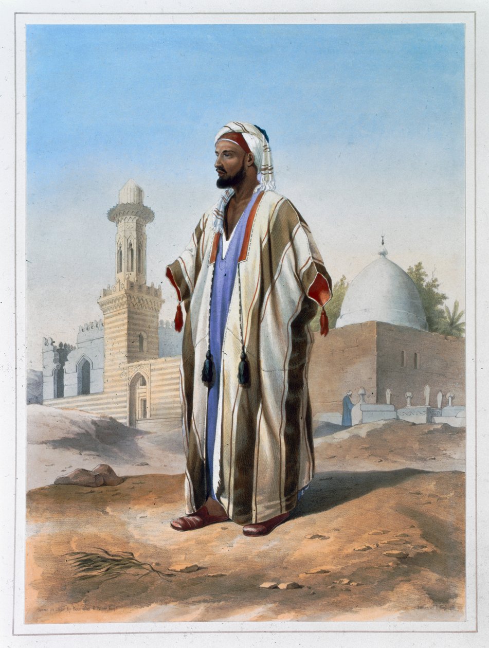Haba giymiş bir adam, 1848 by Charles Bour