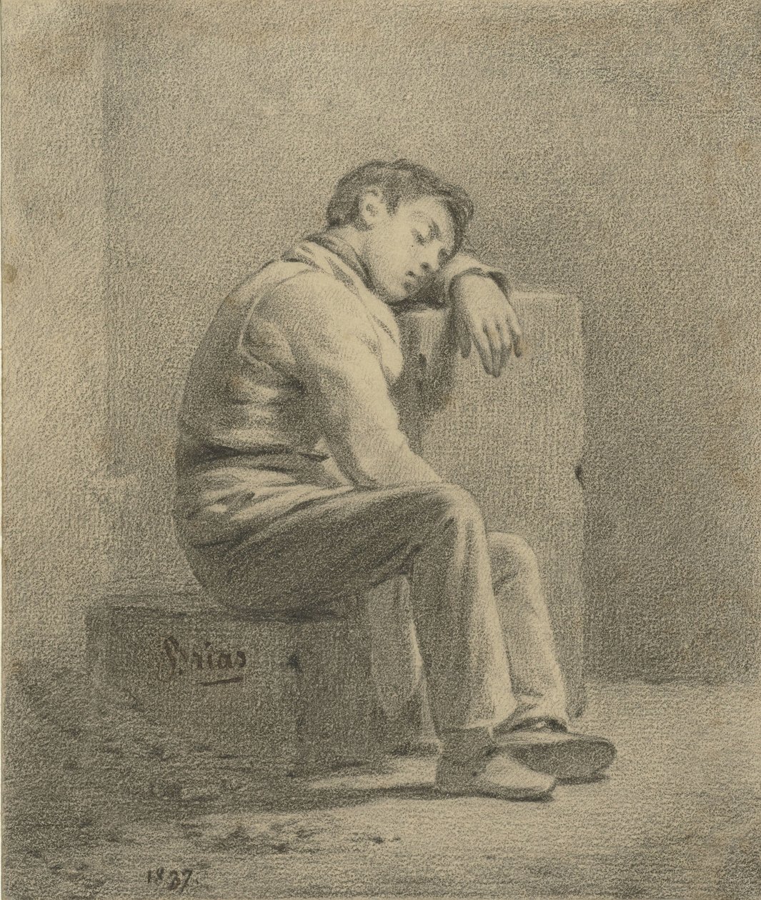 uyuyan çocuk by Charles Brias