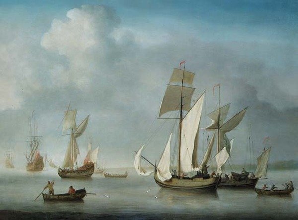 Sahilden Becalmed by Charles Brooking