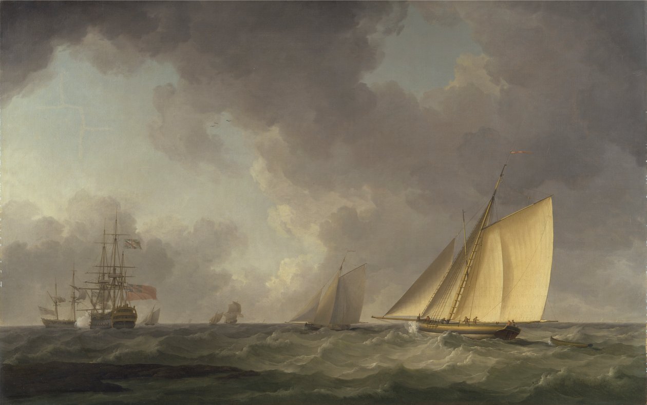 Cutter Close, Diğer Nakliye ile Taze Bir Esintiyle Çekildi by Charles Brooking