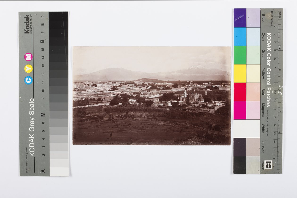 Orizaba Zirvesi ve Yerleşimi, c.1900 (albüm baskısı) by Charles Burlingame Waite