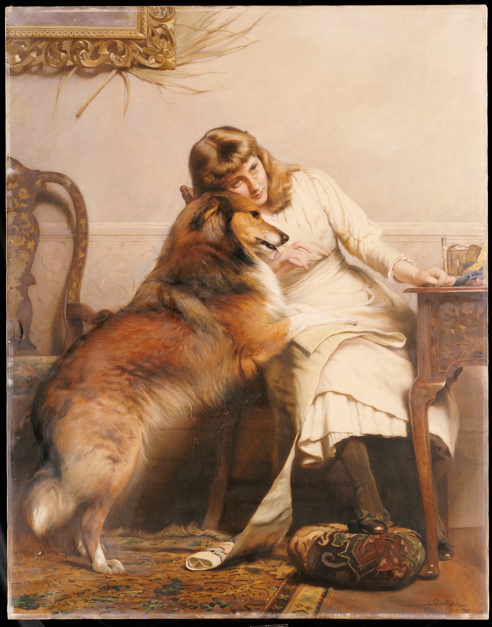 sevgililer, 1890 by Charles Burton Barber