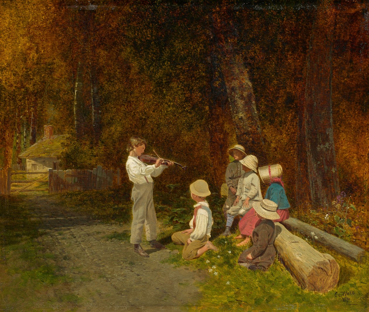 Kamuoyuna İlk Görünüşü, 1870. by Charles Caleb Ward