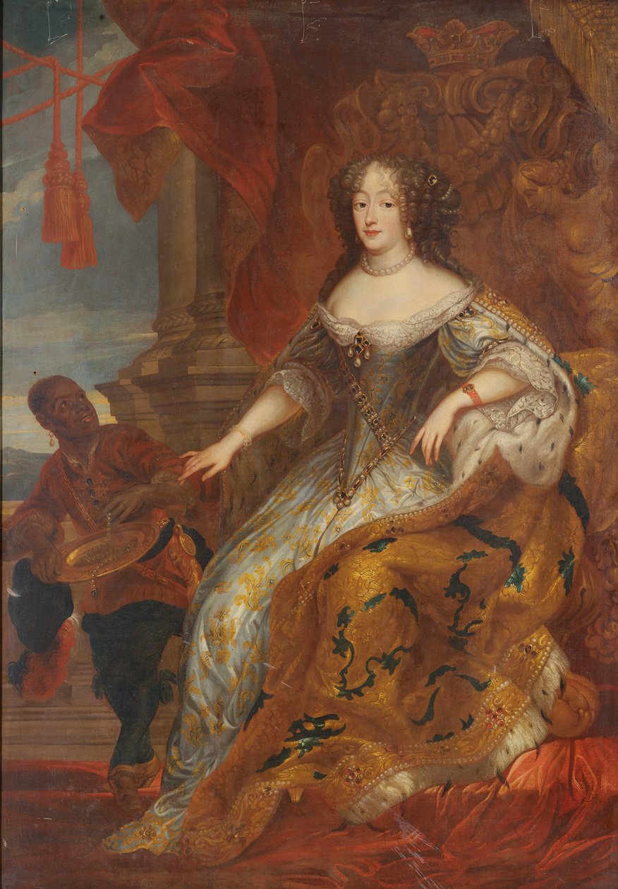 Marie Jeanne Baptiste 1644-1724, Savoy Düşesi, 17. yüzyıl. by Charles Claude Dauphin