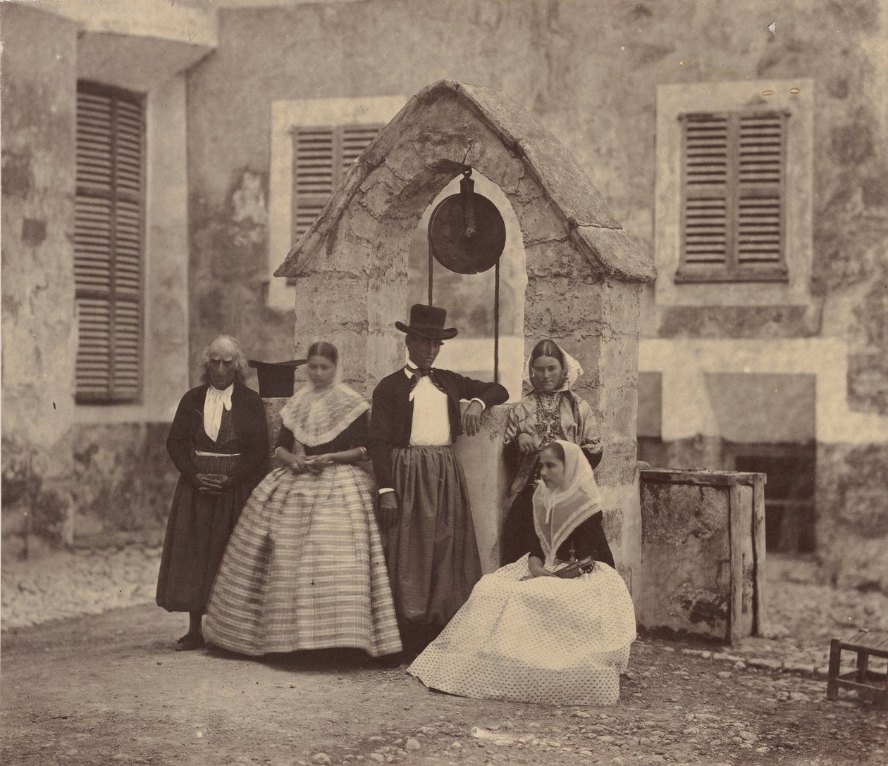 Balear Adaları, Palma Köylüleri ve çevresi, 1860. by Charles Clifford