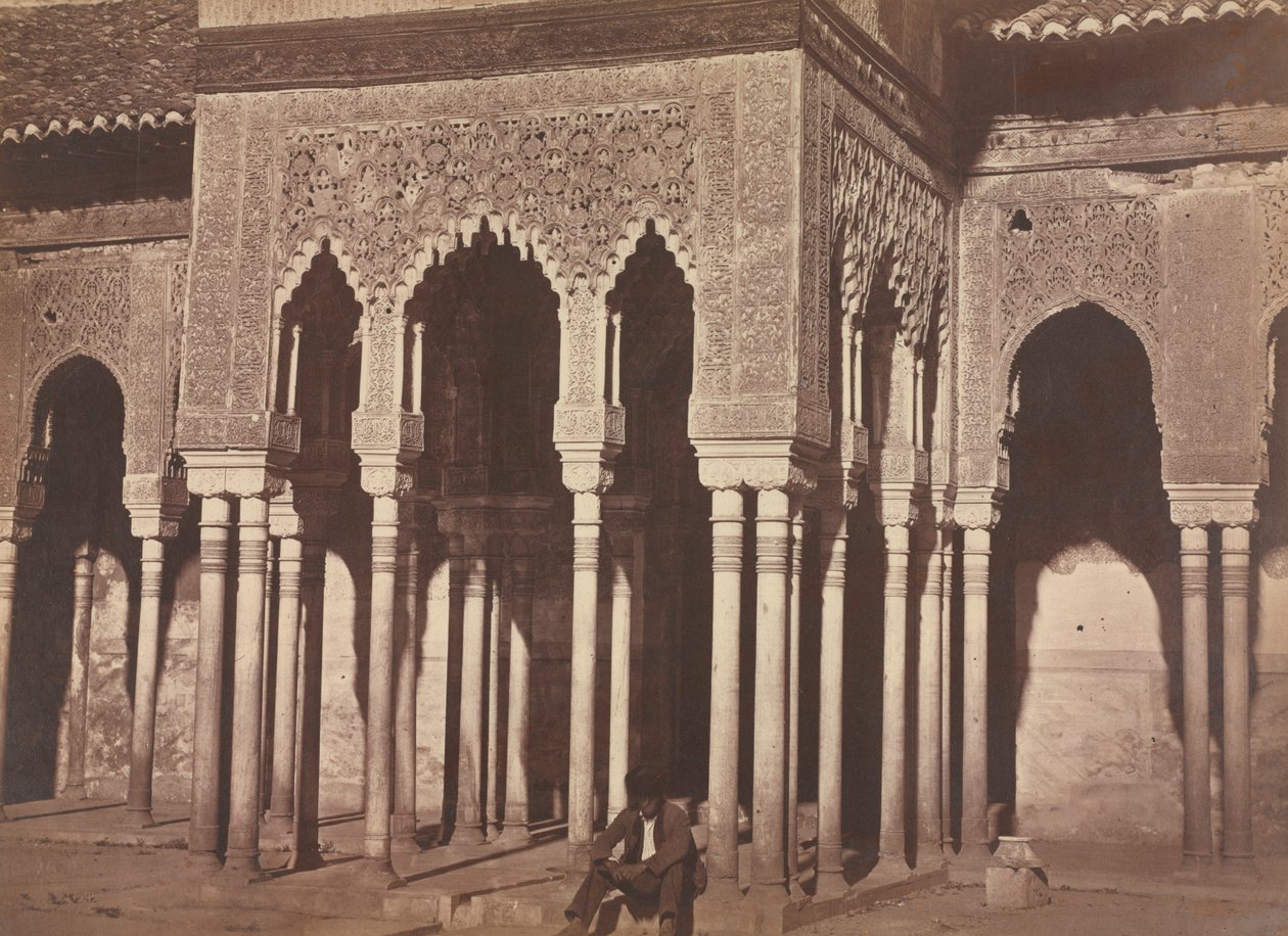 Avlu, Alhambra, 1857-58. by Charles Clifford