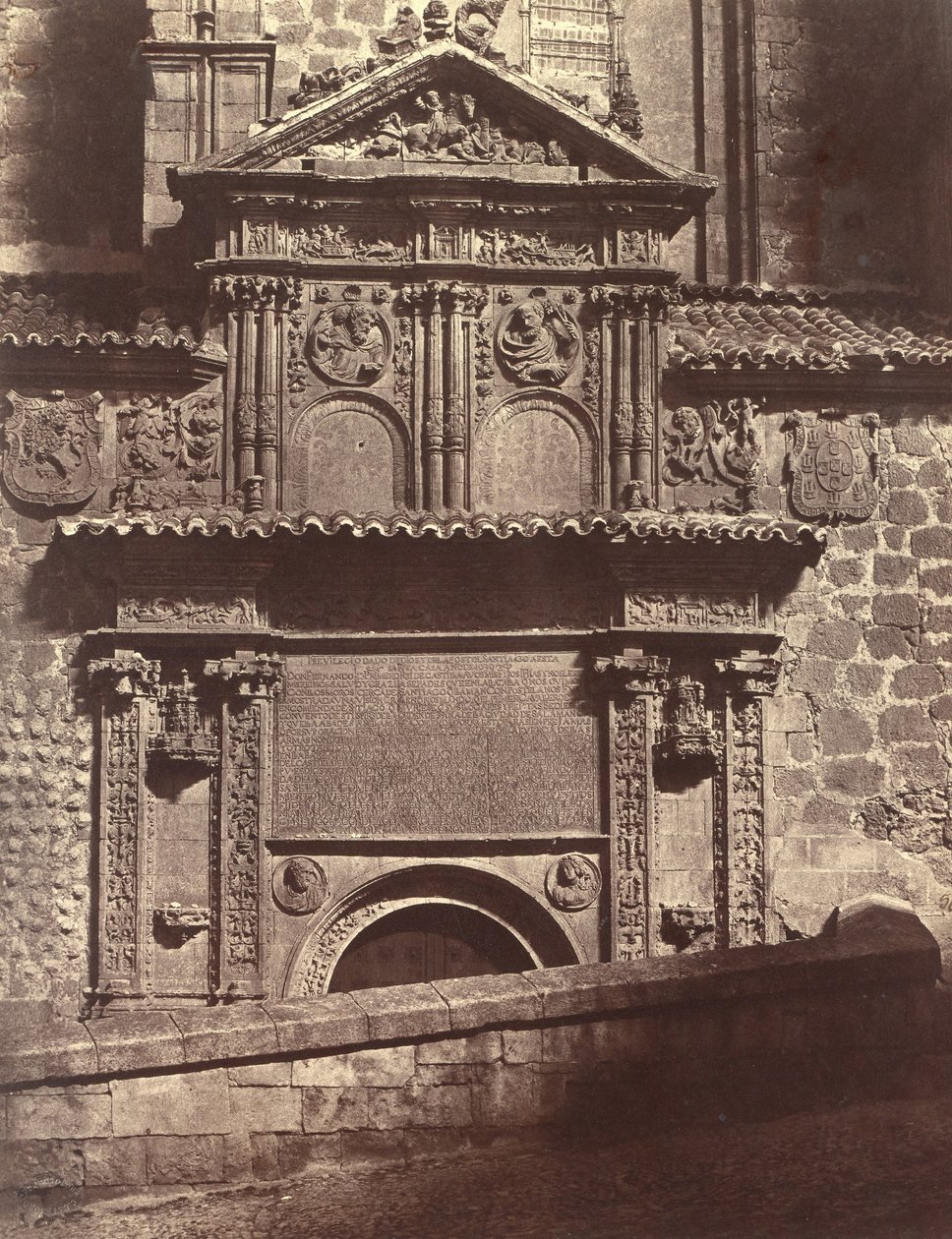 Kutsal Ruh Manastırı Portalı, Salamanca, 1853 by Charles Clifford
