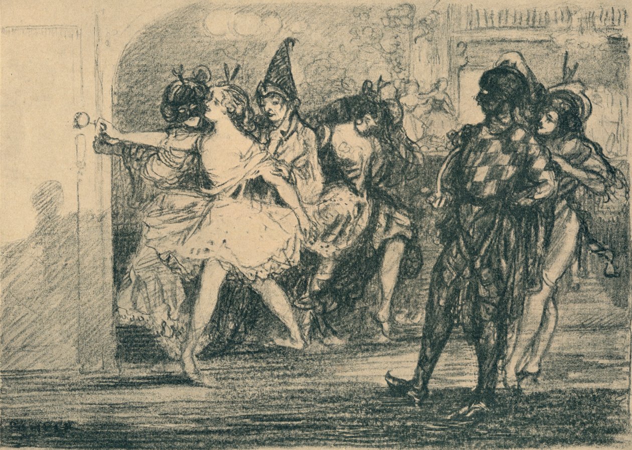 Sahneye Giriş, c1904, 1935. by Charles Edward Conder