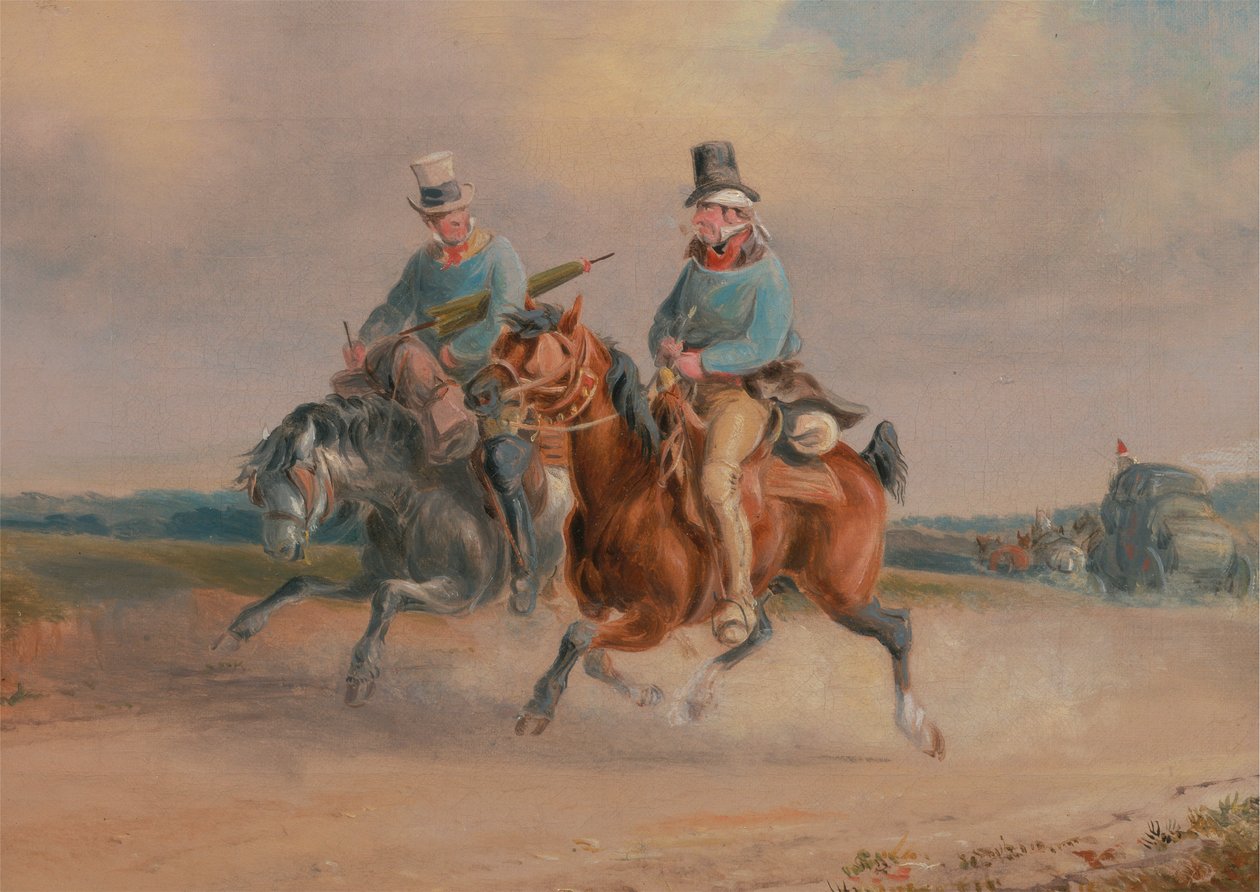 Fransa'da Yoldan Bir Manzara by Charles Cooper Henderson
