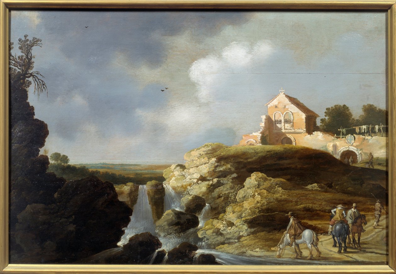 İtalyan manzarası. Carel De Hooch