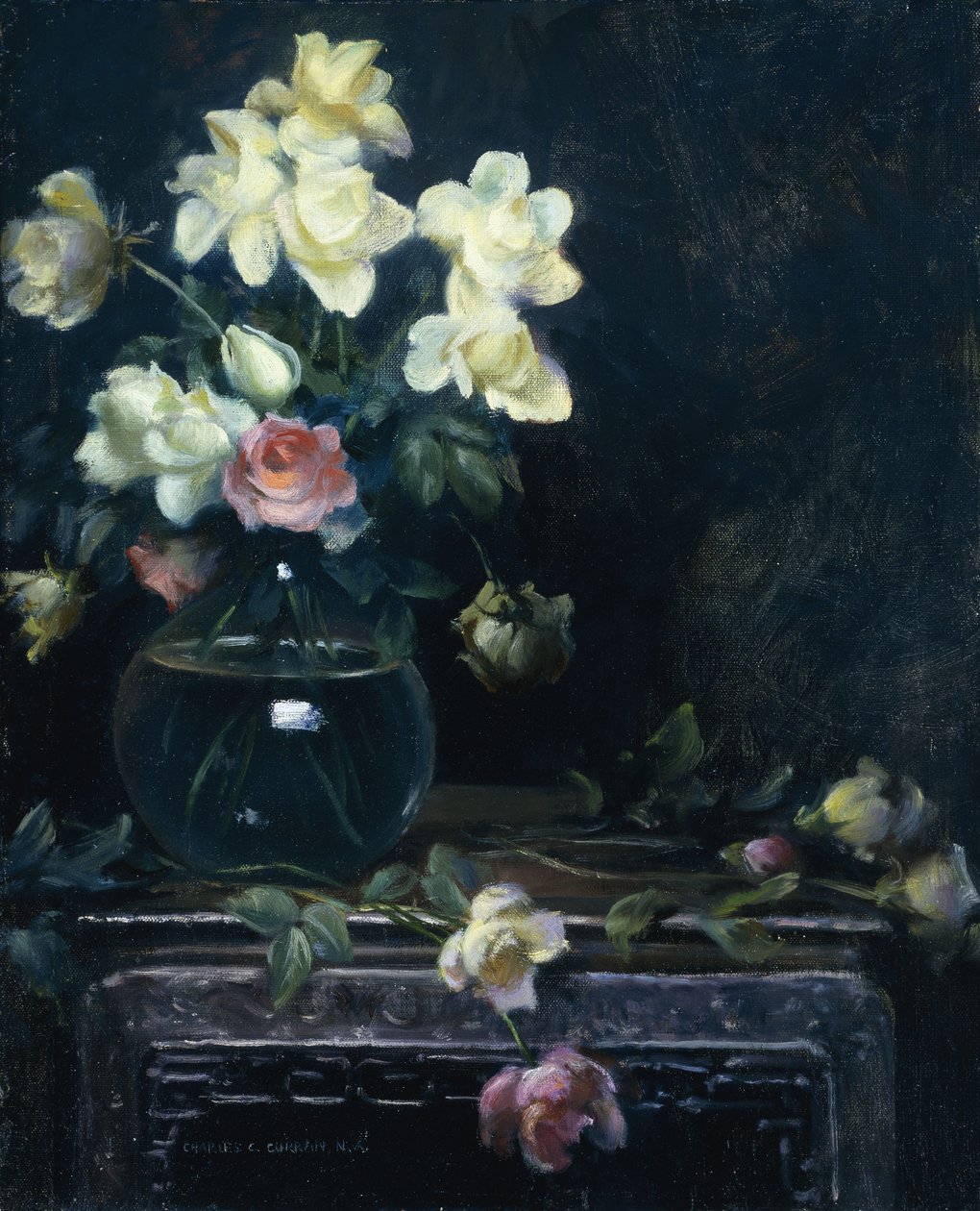 Cam Vazoda Güller by Charles Courtney Curran