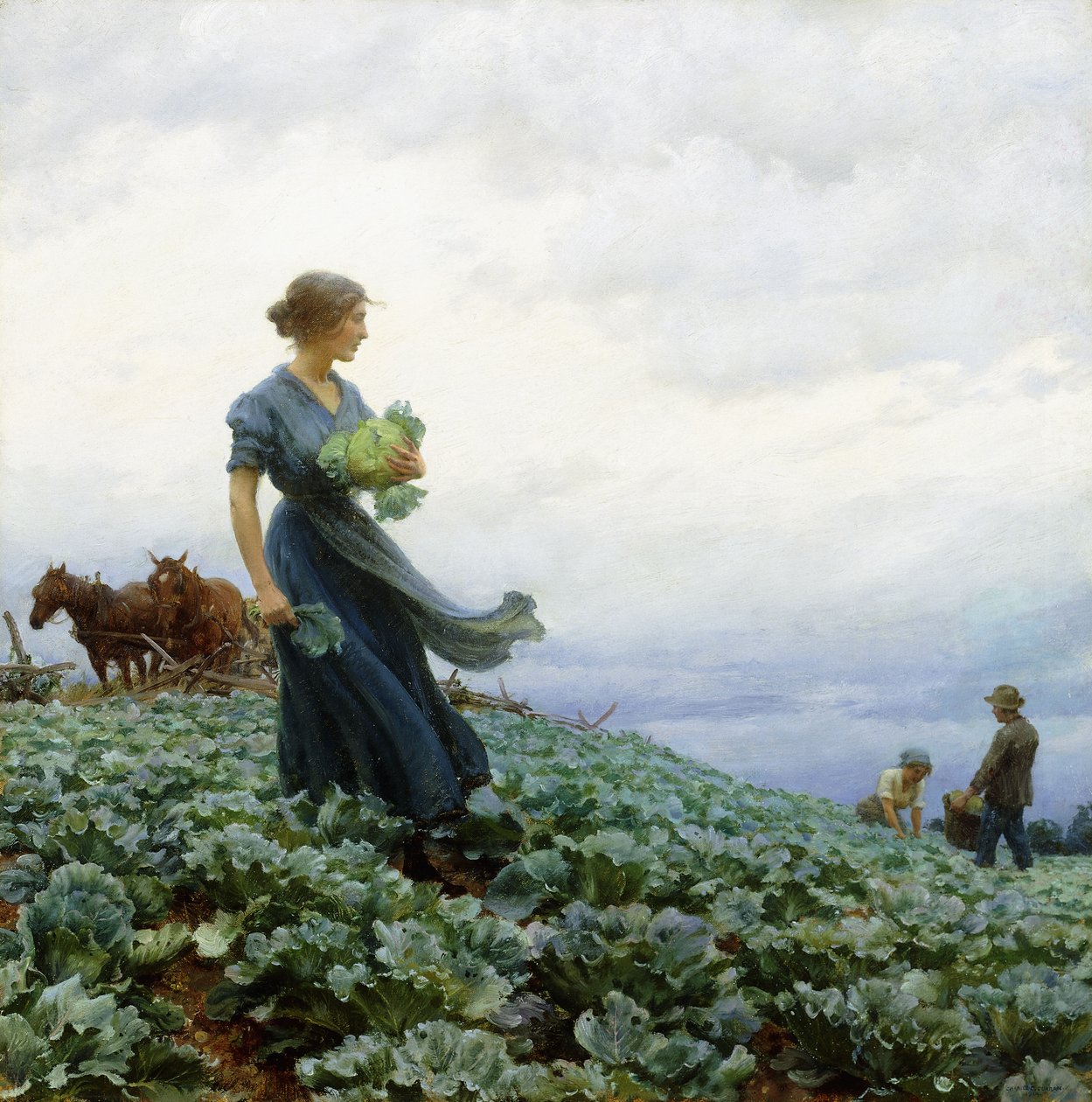 Lahana Tarlası by Charles Courtney Curran