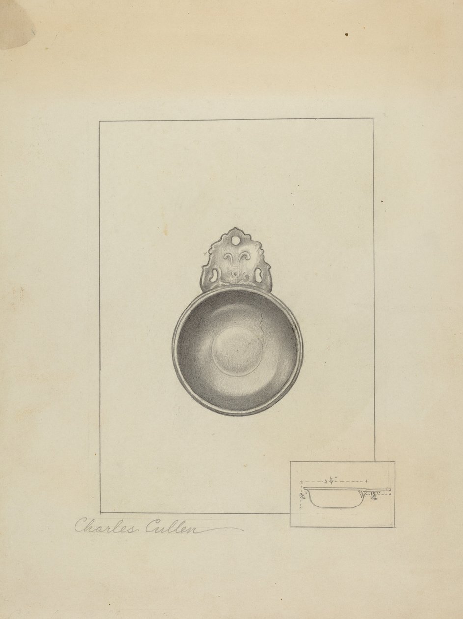 kalaylı porringer by Charles Cullen