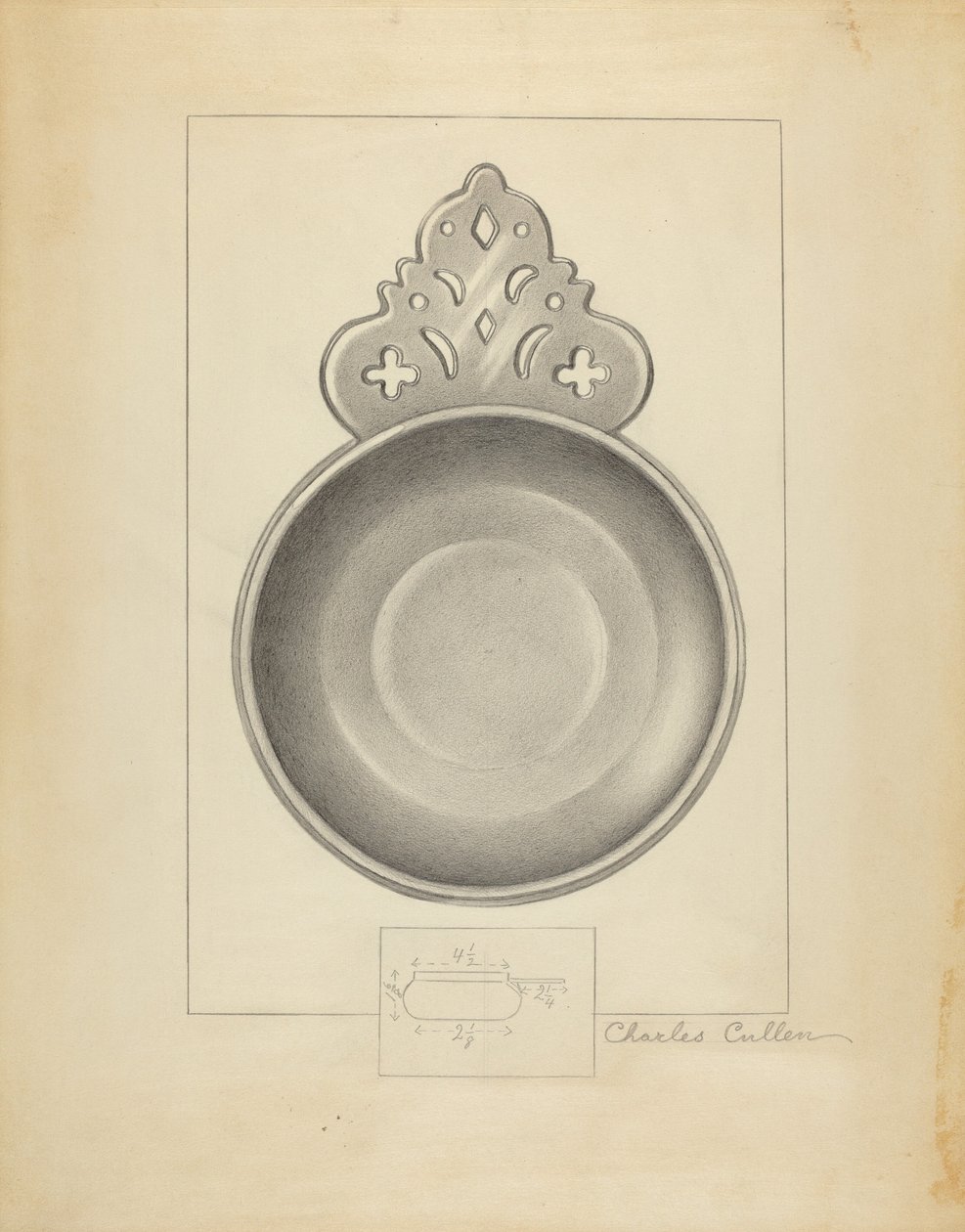 kalaylı porringer by Charles Cullen