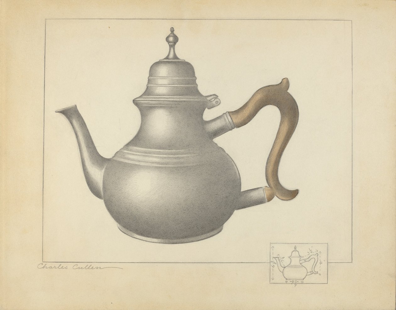 kalaylı çaydanlık by Charles Cullen