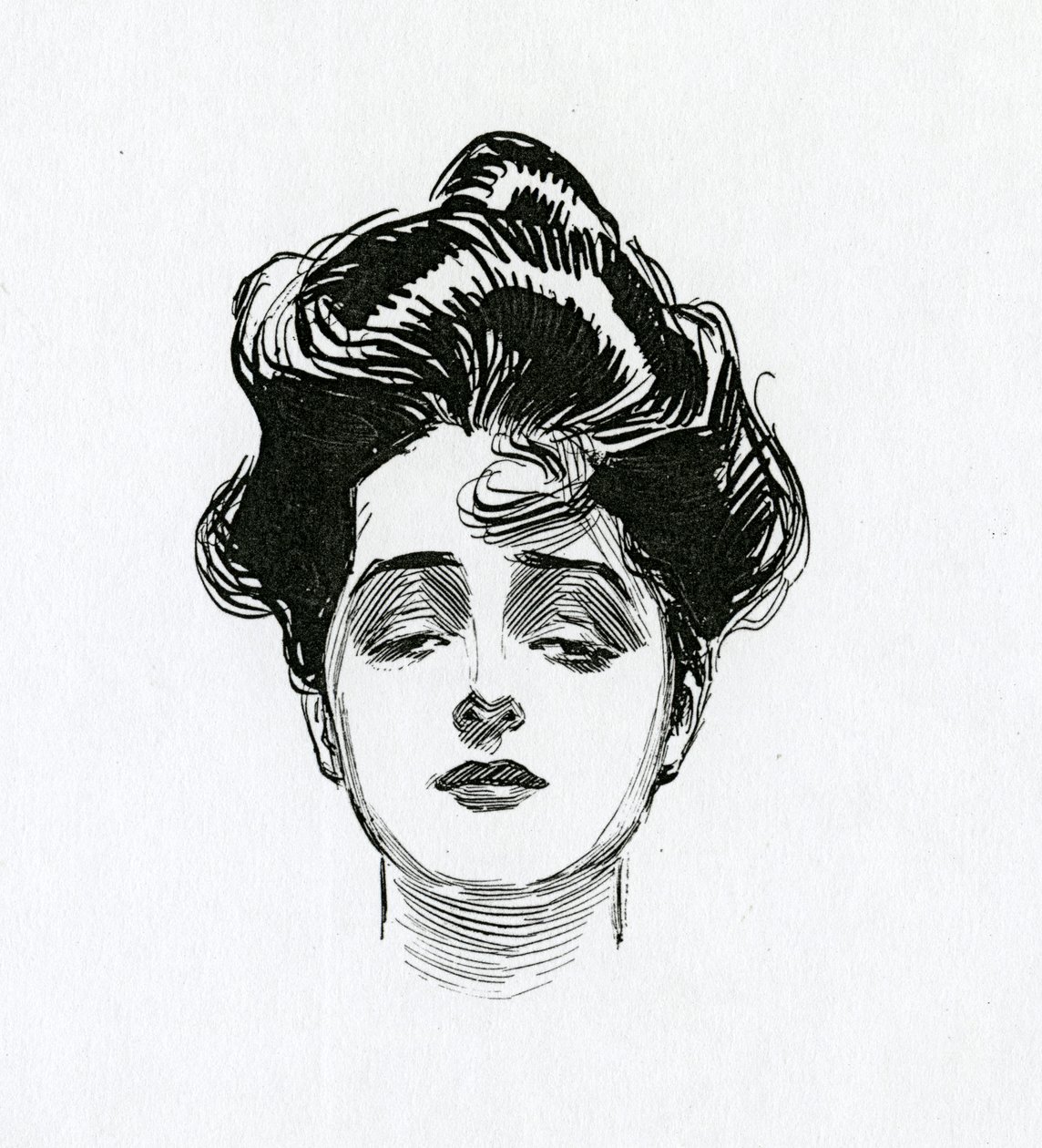 Bir Gibson Kızı, c.1902 by Charles Dana Gibson
