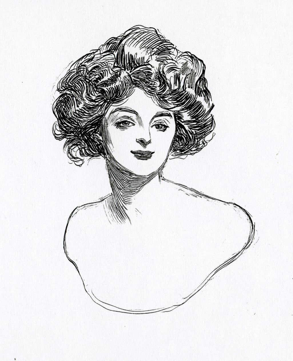 Bir Gibson Kızı, c.1902 by Charles Dana Gibson