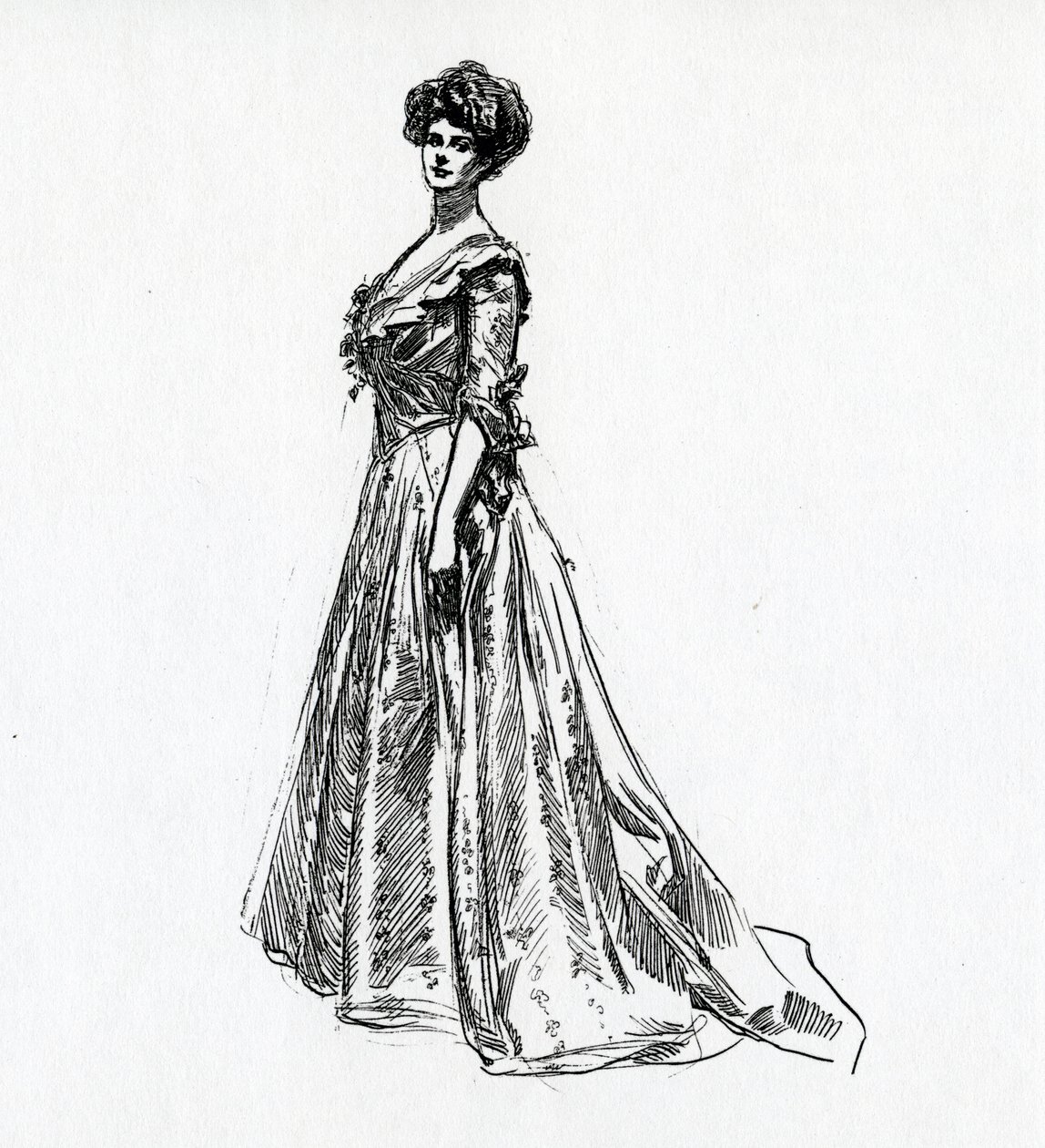 Bir Gibson Kızı, c.1902 by Charles Dana Gibson