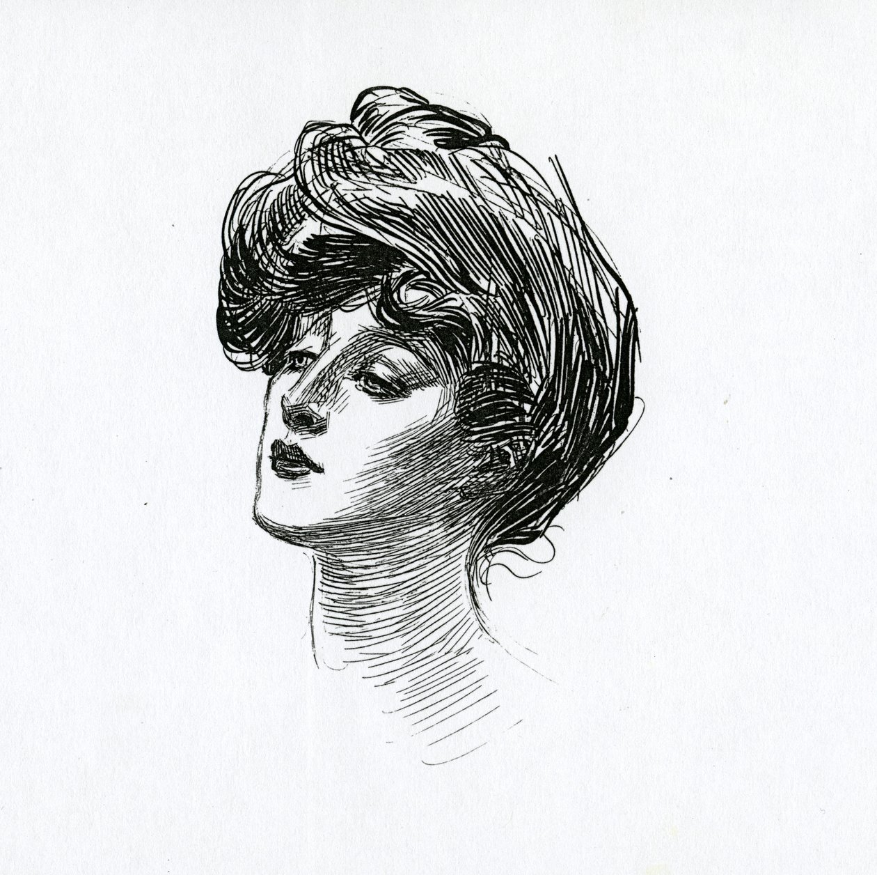 Bir Gibson Kızı, c.1902 by Charles Dana Gibson
