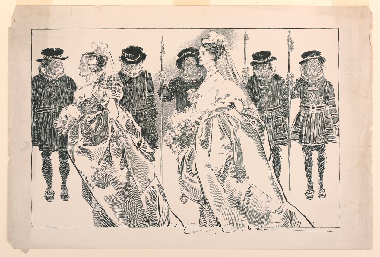 Mahkemede Sunulan by Charles Dana Gibson