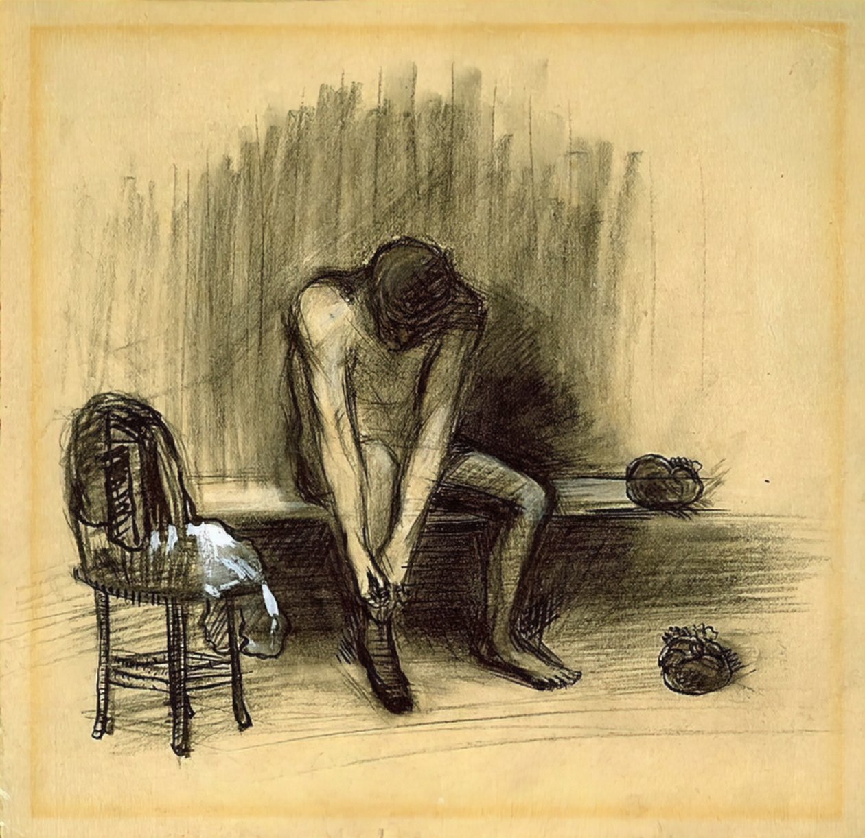 boksör, ç. 1907. by Charles Demuth