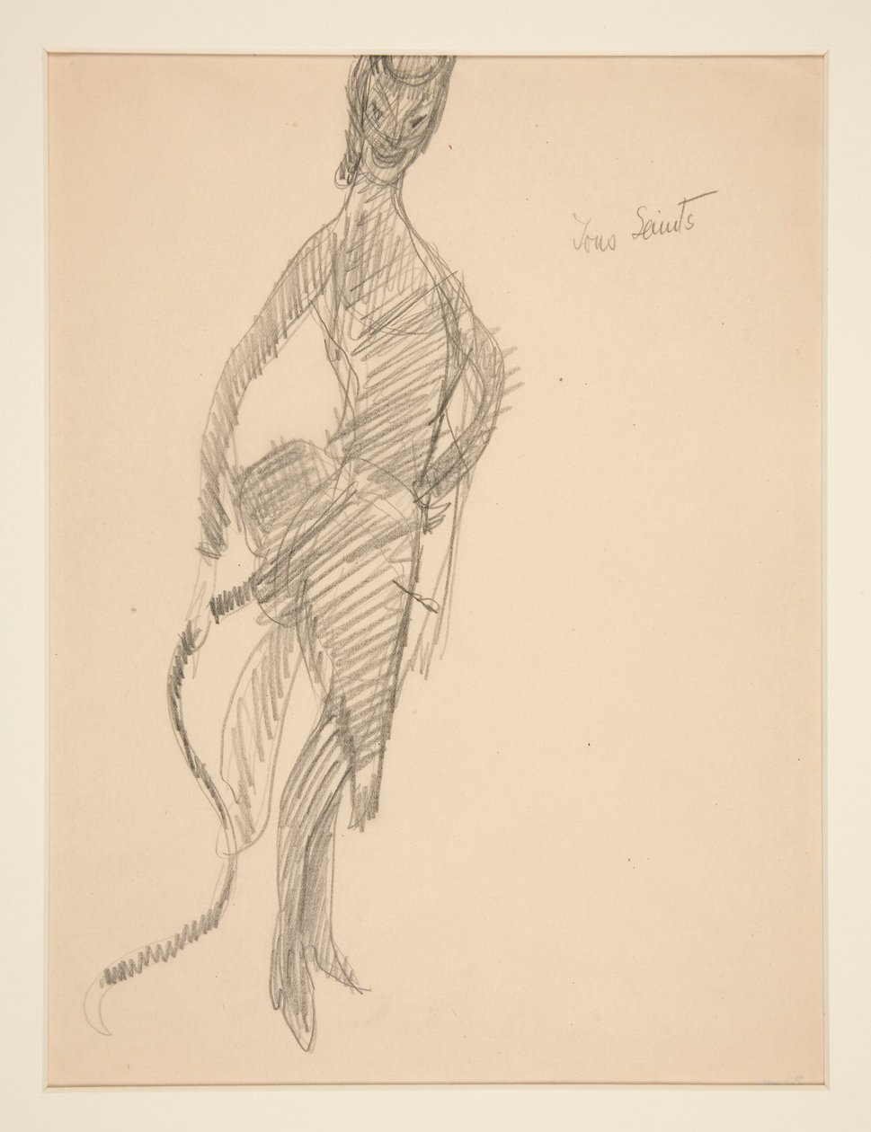 Kostüm Çizimi: Şeytan As Lady by Charles Demuth