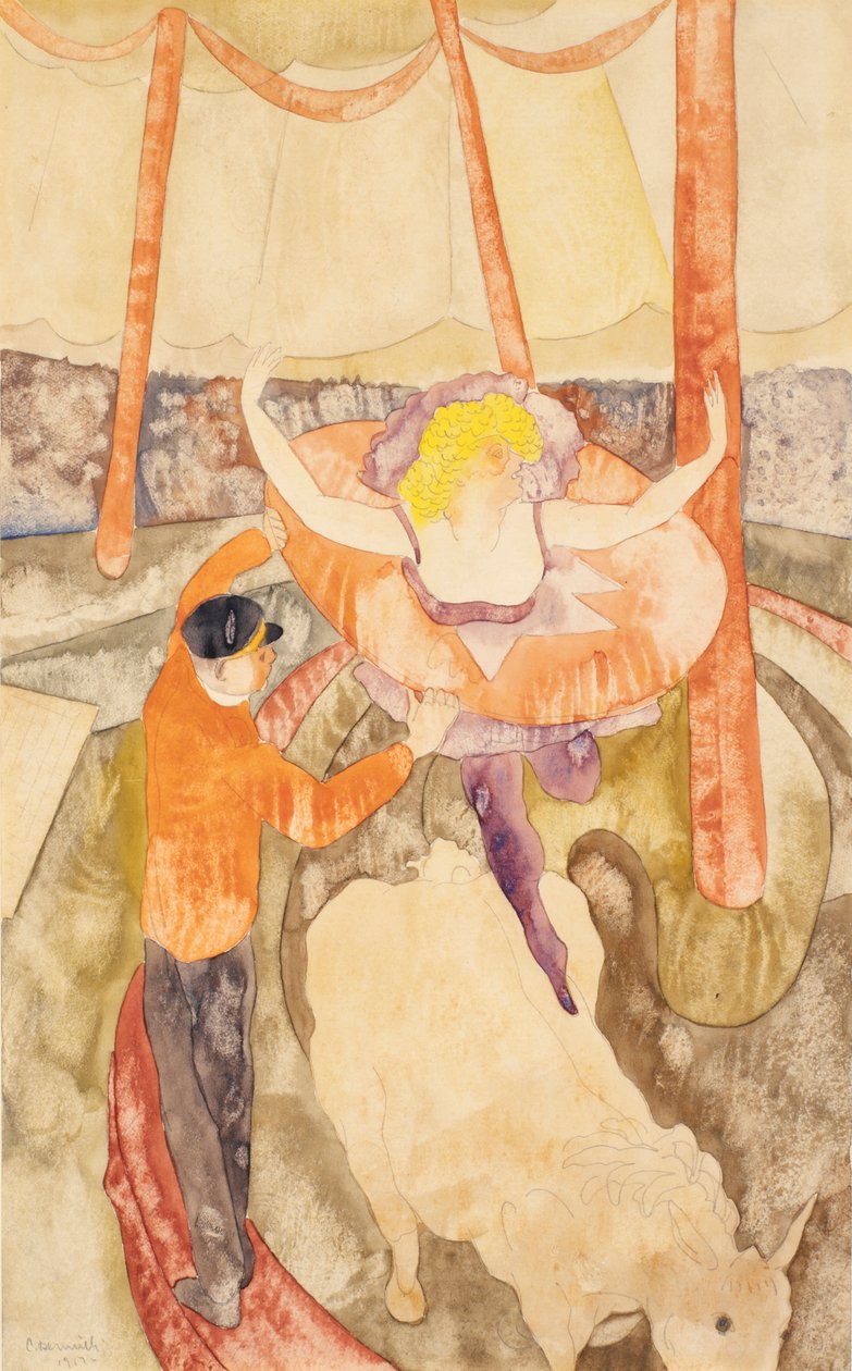 Binicilik ve Asistan by Charles Demuth
