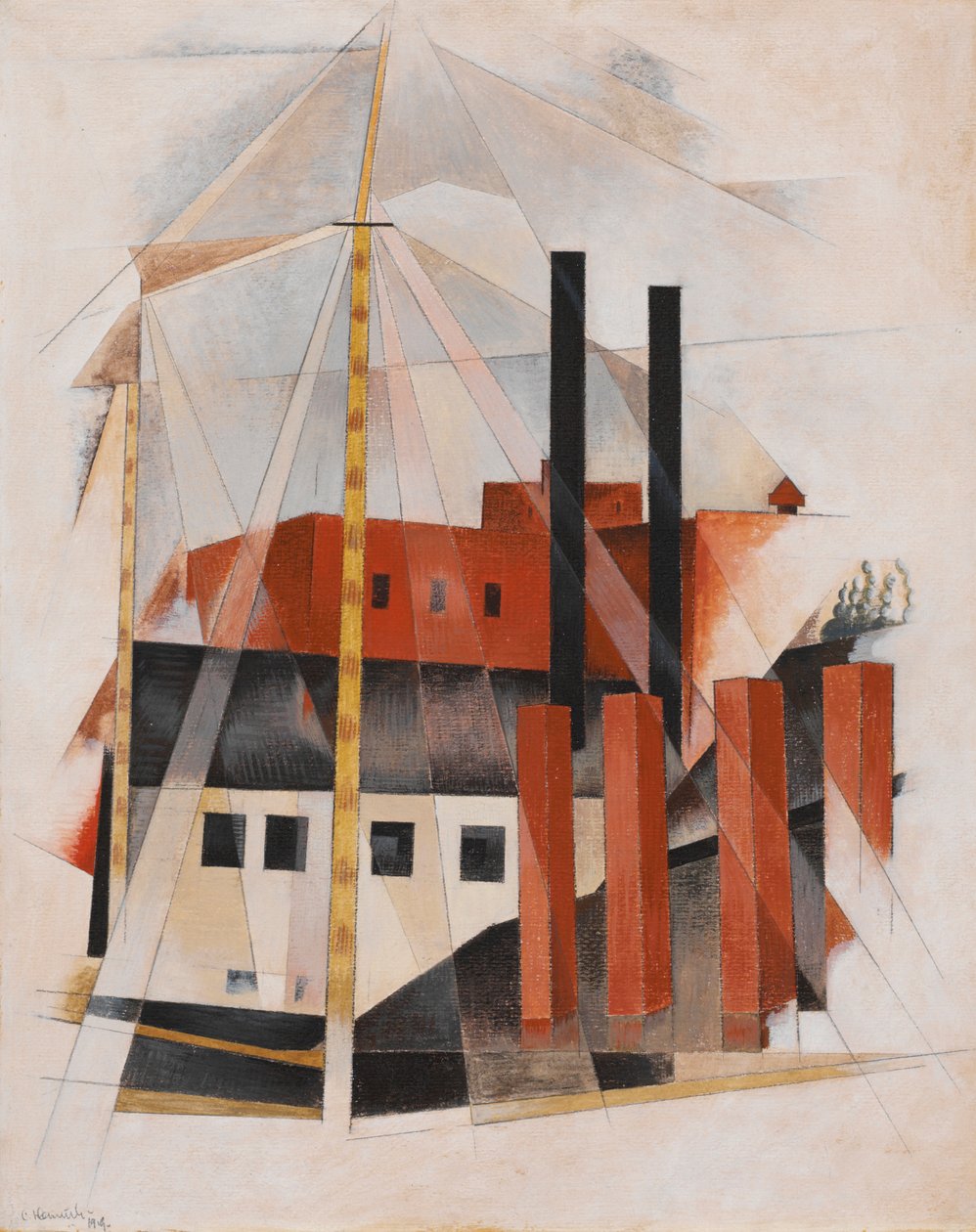 Piyano Taşıyıcısının Tatili by Charles Demuth