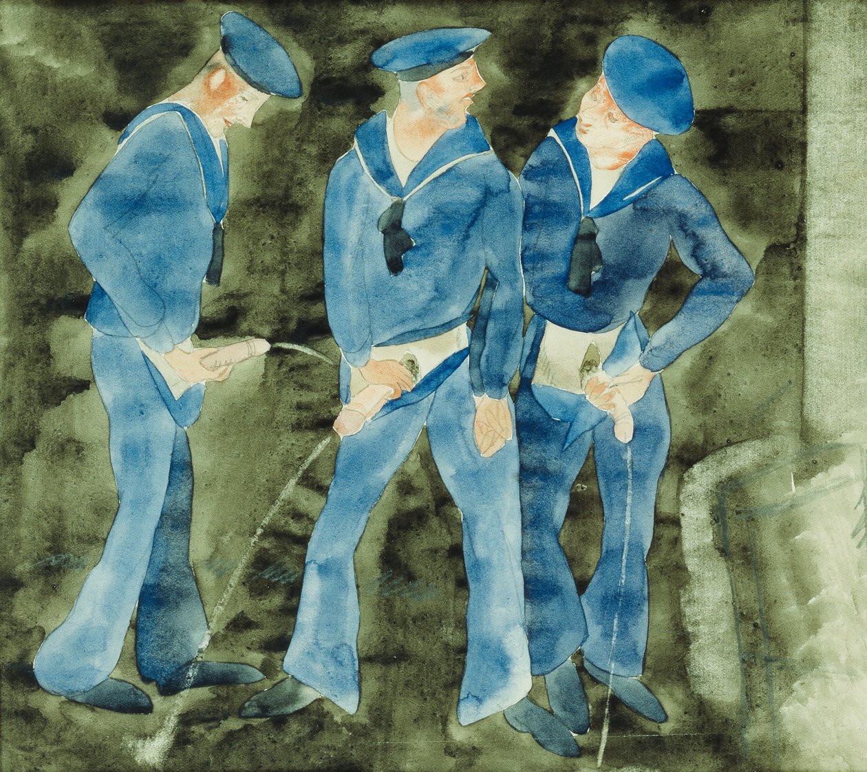 üç denizci by Charles Demuth