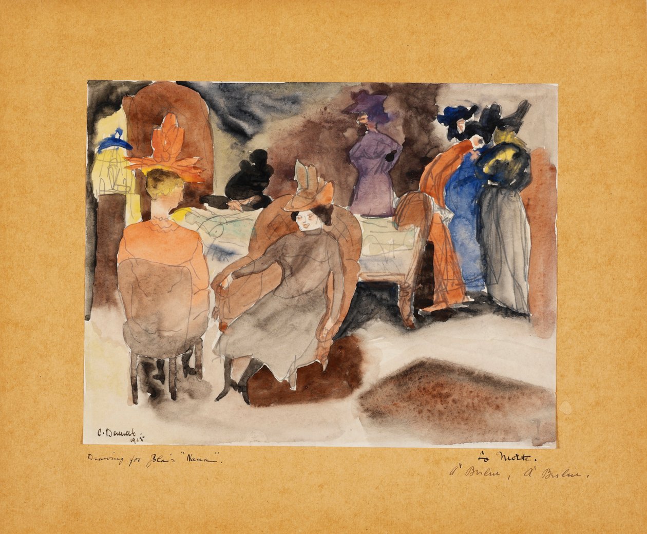 Zolas Nana, 1915 by Charles Demuth
